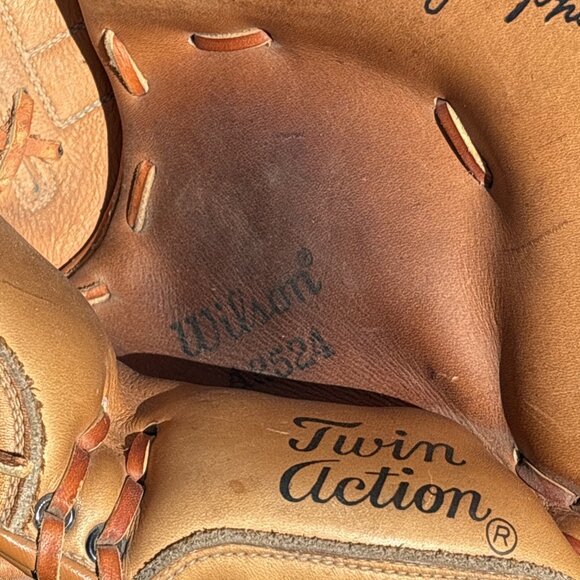 Wilson A2524 Baseball Catchers Mitt Right Hand Throw Mitt Airlite Josephson Vtg - Picture 2 of 11